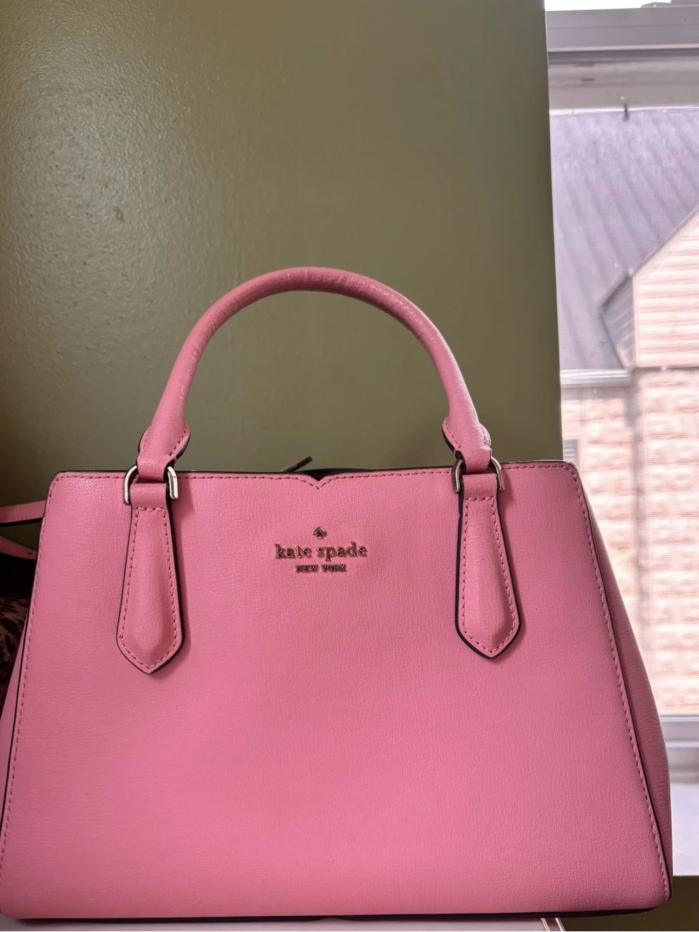kate spade Pink Top-Handle Leather Satchel